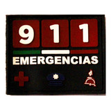 Parche 911 Emergencias Policia Bomberos Paramedico Rescate