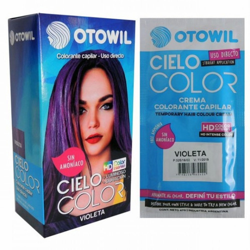 Otowil Tintura Color Fantasía - Cielo Color Caja X6 Un.