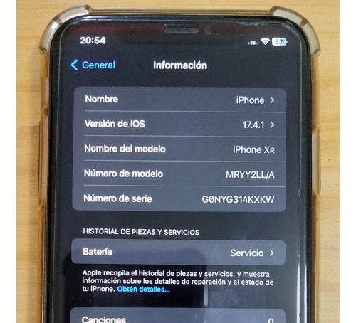 Apple iPhone XR 128 Gb - Negro