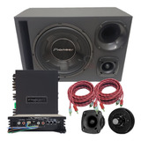 Caixa Trio Completa Pioneer 12 Falcon Hs 1500 St200 D200 Jbl