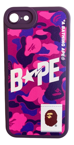 Funda Para iPhone Con Diseño Bape - Purpleedition