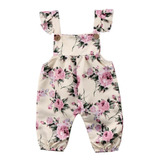 Conjunto Ropa De Bebé Jumpsuit Manga Corta Para Niña 