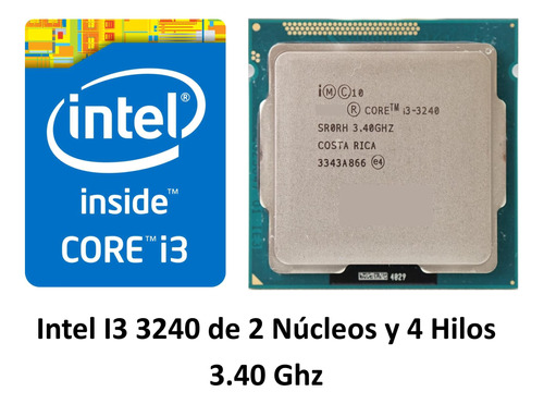 Procesador Intel Core I3-3240 2 Nuc 4 Hil  3.4ghz Graficos I