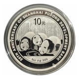 Moneda De Plata 999 Panda Chino 2013 1 Oz Certificada