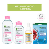 Kit Garnier: Aguas Micelares, Serum Vitamina C Y Mascarilla Momento De Aplicación Día/noche Tipo De Piel Todo Tipo De Piel