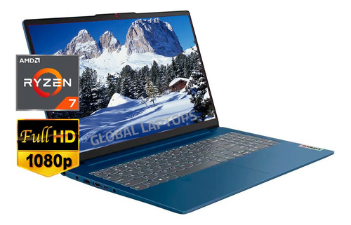 Laptop Lenovo Slim 15-82xm Ryzen 7, 8gb Ram, 512gb Ssd, Fhd