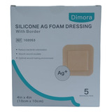 Apósitos Dimora Silicon Foam Ag 10x10cm (similar Mepilex Ag)