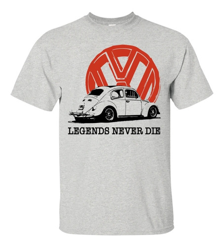 Playera Camiseta Vocho Volkswagen Las Leyendas Nunca Mueren