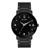 Bulova Reloj Moderno De Cuarzo Para Hombre Con Correa De Ace