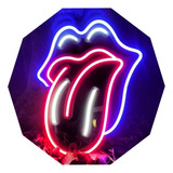 Cartel Lengua The Rolling Stones Small Neón Led/ Deco