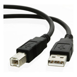 Cable De Impresora Usb 2.0 Tipo A Macho 1.5m