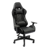 Silla Gamer Pc Zgx Ergonomica Sillon Playstation Oficina Color Negro