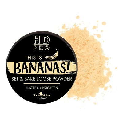 Polvo Banana Pro Hd Matificante Y Fijador Italia Deluxe Color Banana | MercadoLibre