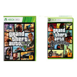 Kit Gta V + Gta Sanandreas Para Xbox-360 Desbloqueado 