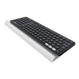 Teclado Inalambrico Multidispositivo Para Ordenador Blanco