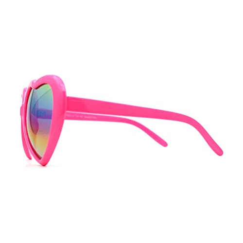 Diva Womens Espejo De Color Espejo Lentes De Corazn 0ybcm Foto 7