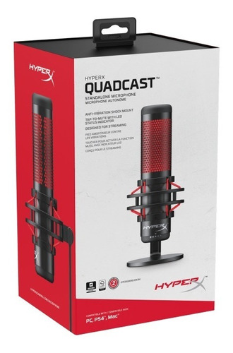  Micrófono Independiente Hyperx Quadcast 