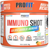 Immuno Shot ( Vit C + Vit D + Glutamina + Zinco) Profit Labs Sabor Laranja