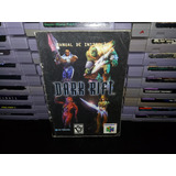 Manual Dark Rift Original Gradiente Nintendo 64 N64