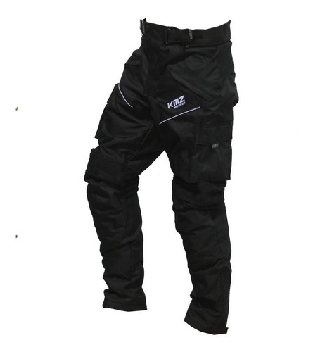 Pantalon Moto Calle Patagonia Negro Kmz