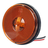 6 Sinaleira Lateral Carreta Led Bivolt 12v 24v Sem Suporte