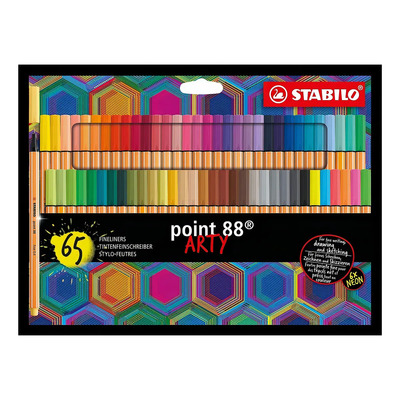 Boligrafos Stabilo Point 88, Juego De 65 Unidades | Envío gratis