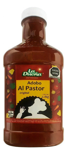 Salsa Adobo Al Pastor La Dueña 2.2 L, Tacos De Trompo