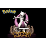 Archivo Stl Impresión 3d - Pokemon  - Mewtwo Statue