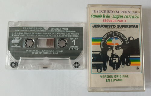 Jesucristo Superstar Cassette Año 85 2da Parte(camilo Sesto)