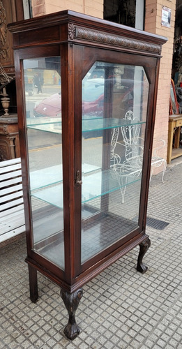 Vitrina Cristalero Vajillero De Estilo Madera Maciza 83x43 