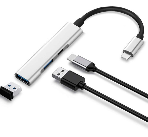 Adaptador De Otg Usb 3.0 Para iPhone iPad Lightning To Usb