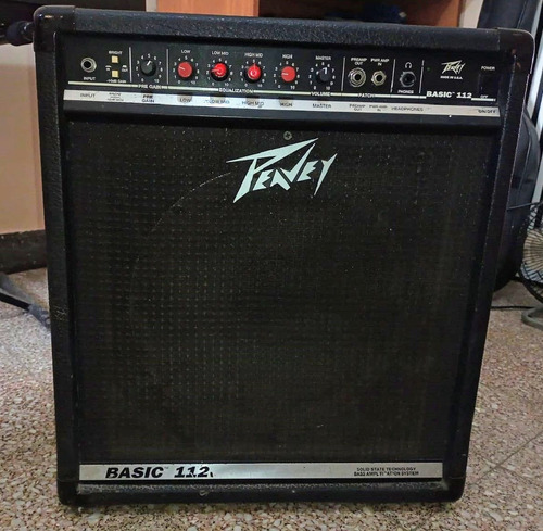 Amplificador Peavey Basic 112 Para Bajo De 75w