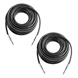 Yoico 2 Cables De Altavoz Profesionales De 50 Pies De 1/4 A