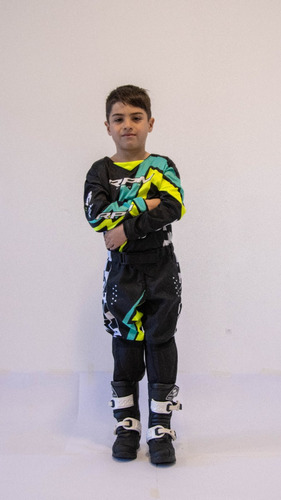 Conjunto Equipo Rpm Cross Niño Motocross Bici - Trapote