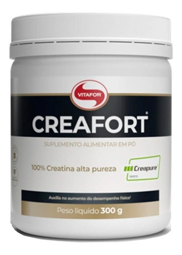 Creatina Creafort Vitafor 300g Creapure 100 Doses 