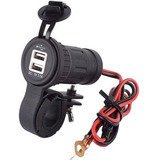  Cargador 2 Usb 5v 3.1a Con Led Y Manillar Para Moto Kube