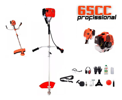 Kit Completo Roçadeira A Gasolina 65cc + Oleo Stihl