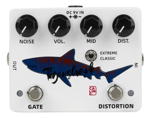 Pedal De Guitarra Distortion Gate Caline - Tigershark