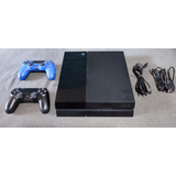 Playstation 4 Fat 500 Gb + 2 Controles + 2 Jogos