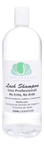 Jane Lash 1 Lt Shampoo Pestaña Mink Espuma Limpieza Refill