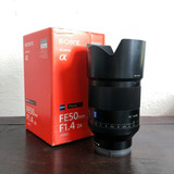 Lente Sony Planar T* Fe 50mm F/1.4 Za