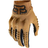 Guantes Fox Modelo Bomber Lt Dark Khaki Con Nudillos D3o 