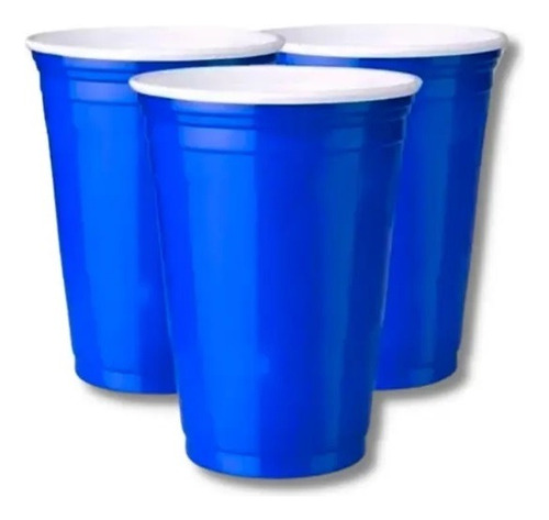 Vaso Descartable Americano Azul 400 Cm3 X 25 Un