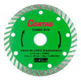 Disco Corte Diamantado Granito Telha 110mm Turbo Eco Cortag
