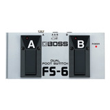 Footswitch Boss Fs-6 Fs6 Doble Dual Foot Switch