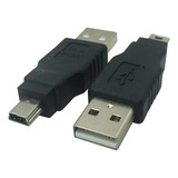 Adaptador Mini Usb Macho A Usb Macho