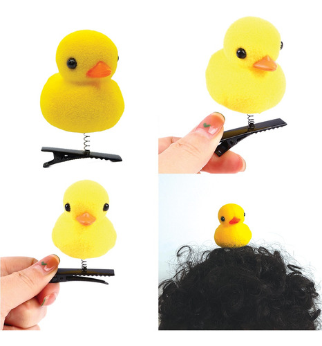 6x Pinza Pinche Patito Kawaii