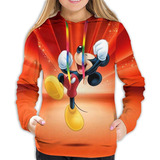 Mickey Mouse 3d Impresión Mujer Sudadera Con Capucha