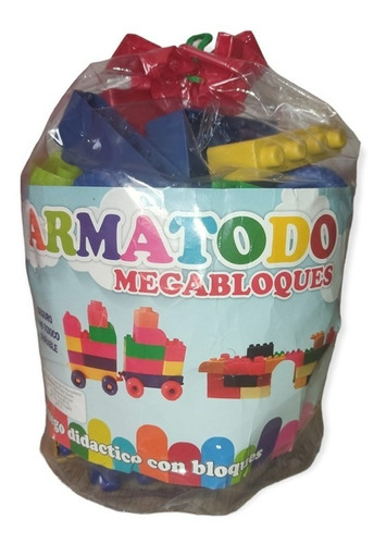 Juguete Armatodo Didáctico 54 Piezas Megabloques Niño-niña