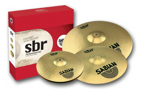 Set Platillos Sabian Sbr5003 Sbr Performance H14 C16 R20.